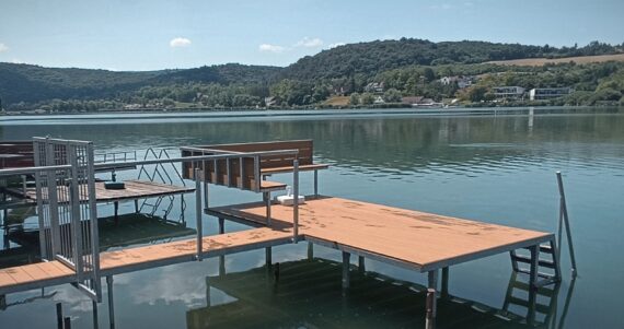 Stégek kivitelezése profi acélszerkezetekkel, Orfű referencia munka - Lukács Vas