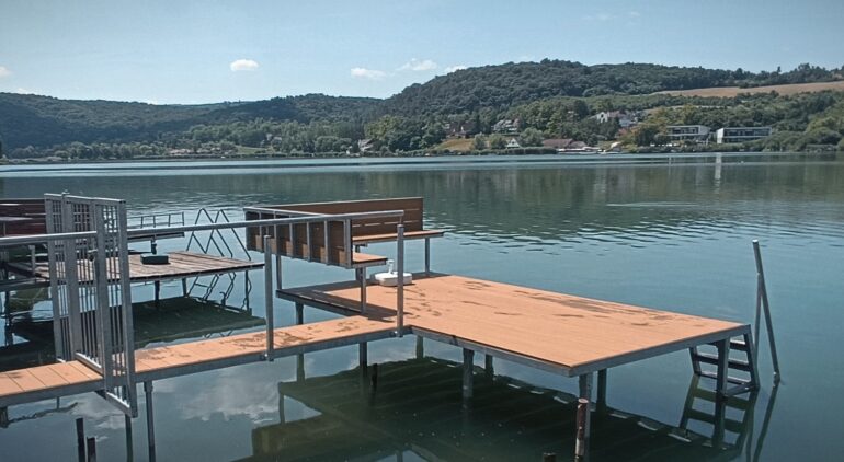 Stégek kivitelezése profi acélszerkezetekkel, Orfű referencia munka - Lukács Vas