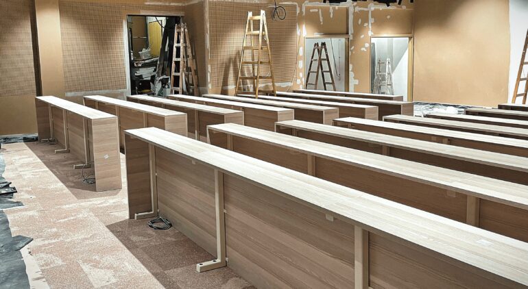 PTE bemutatóterem vasszerkezet gyártás, Lukács Vas